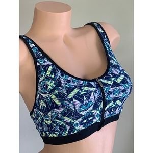 Victoria's Secret VS VSX Sport Knockout Glow in the Dark Bra Crop Top 34B